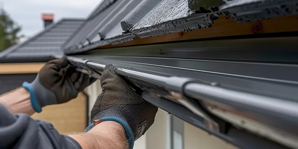 pose de gouttières en aluminium